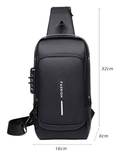 Bolso bandolera impermeable antirrobo