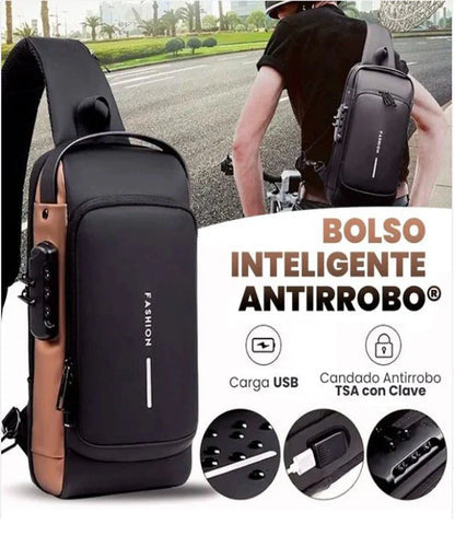 Bolso bandolera impermeable antirrobo