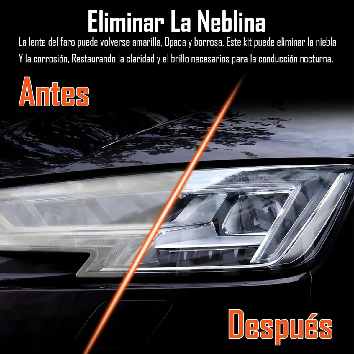 Kit renovador de faros