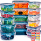 Set de recipientes plásticos Croix 24 uds