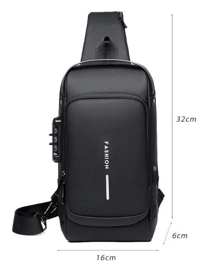 Bolso bandolera impermeable antirrobo